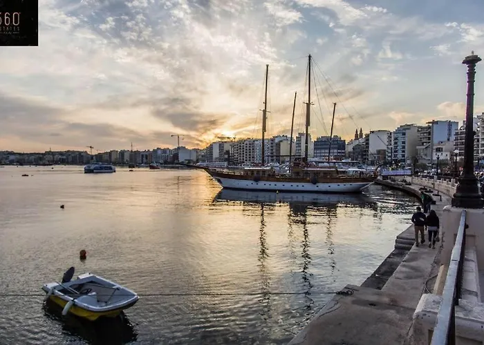 Lejlighed Central, Fully Equipped 1br With Ac & Wifi By 360 Estates Gzira