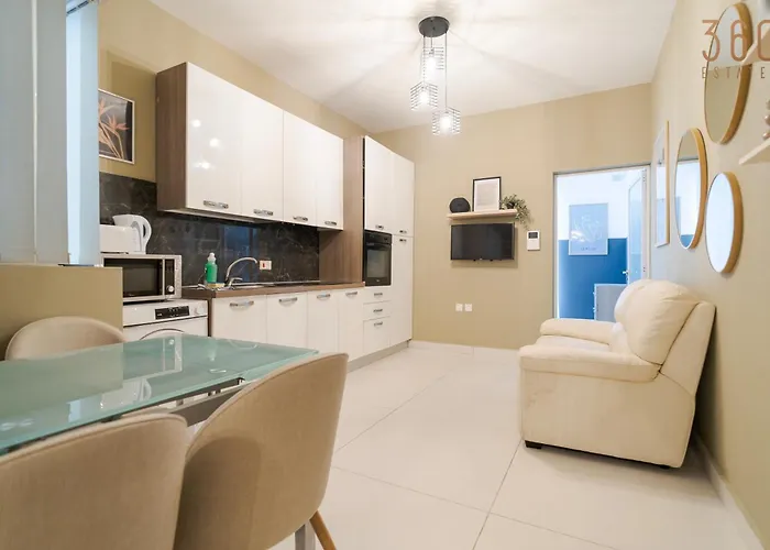 Central, Fully Equipped 1br With Ac & Wifi By 360 Estates * Gzira
