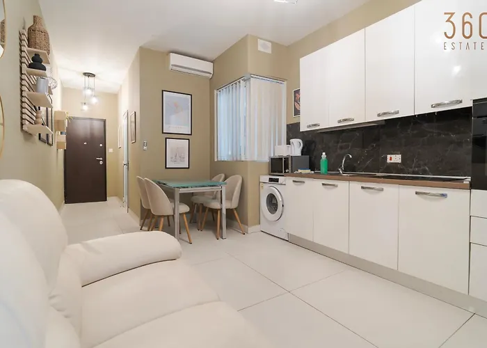 Central, Fully Equipped 1br With Ac & Wifi By 360 Estates Lejlighed Gzira